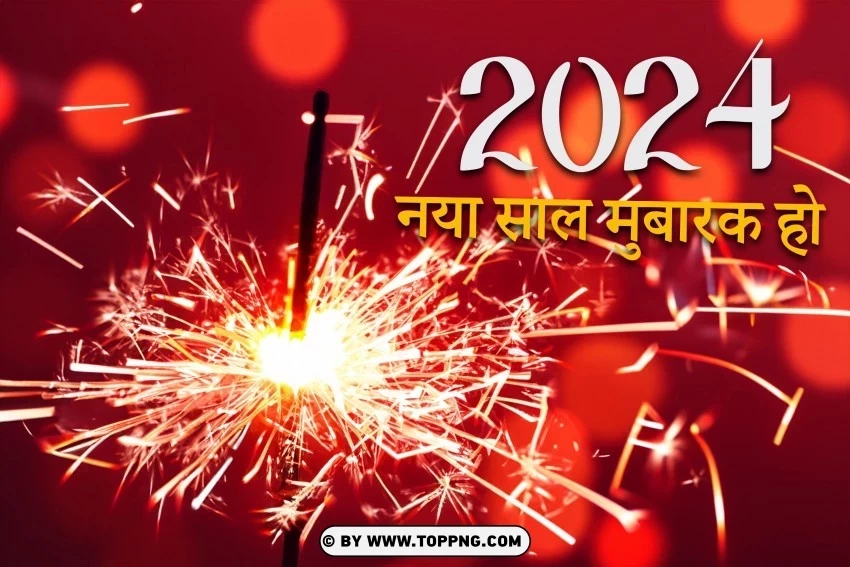 अपन डजइन क बढव द 2024 नई सल क लए फयरवरक आरट म HD PNG images with clear background