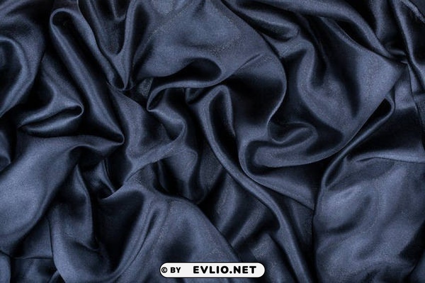 Blue Satin Fabric Texture Transparent PNG Isolated Element