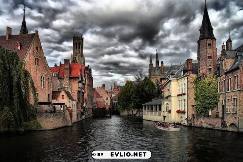 Bruges Belgium Wallpaper Transparent Image