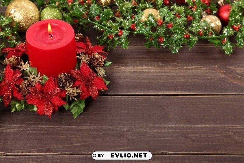 christmas red candle HighResolution Transparent PNG Isolated Item