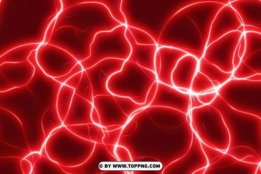 Elegant Glowing Red GFX Background in High Definition PNG Illustration Isolated on Transparent Backdrop
