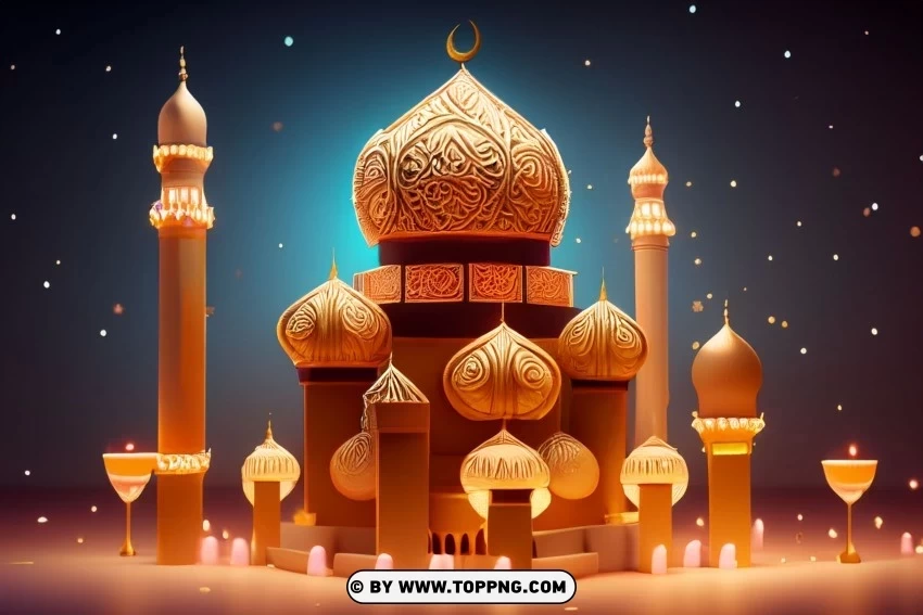 Elegant Mawlid al-Nabi Vector Graphics on Islamic Background Free download PNG images with alpha channel - Image ID c1f28881