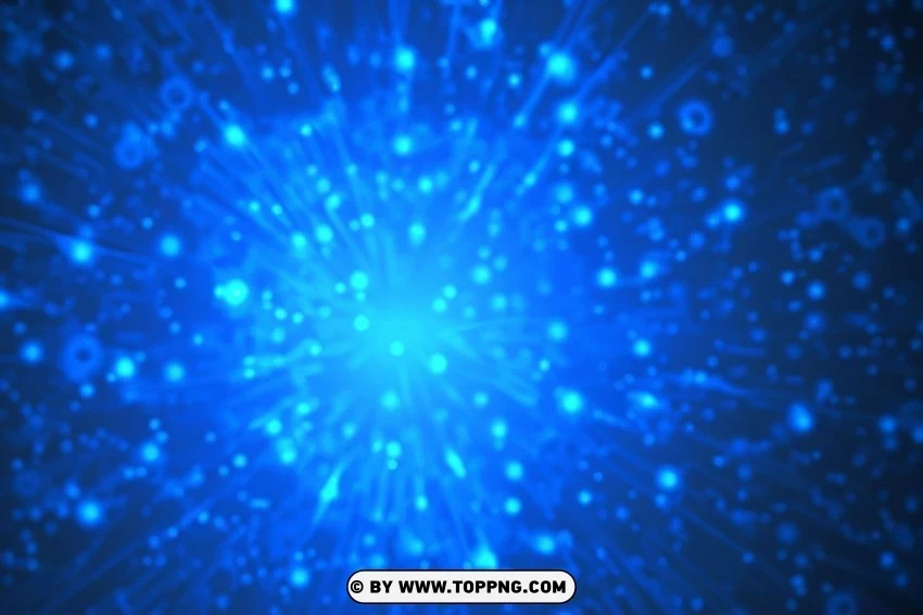 Enhance Your Projects High-Definition Glowing Light Blue GFX Picture PNG Graphic with Transparent Background Isolation