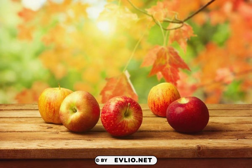 fallwith apples Isolated Object on Transparent Background in PNG