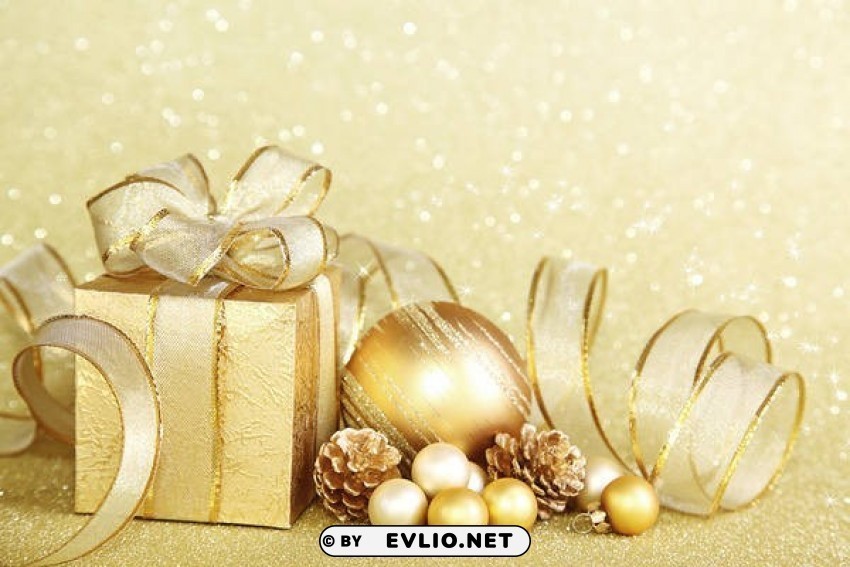 gold christmas PNG free download transparent background background best stock photos - Image ID fce99957