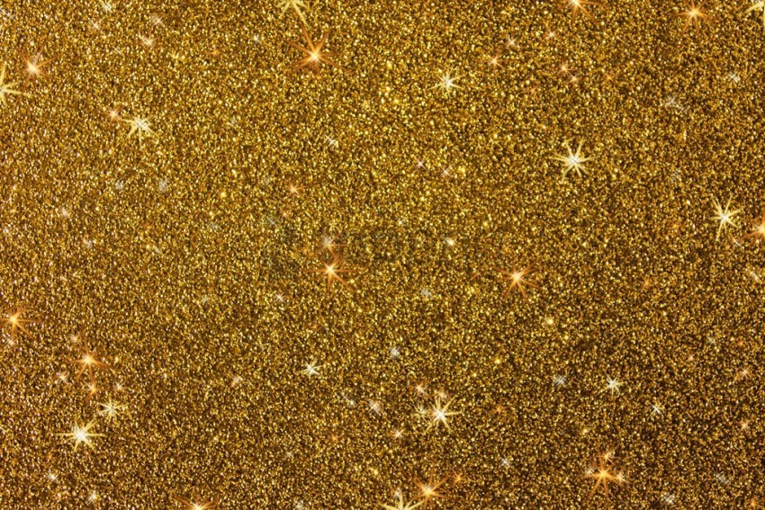 gold glitter texture Isolated Element with Transparent PNG Background