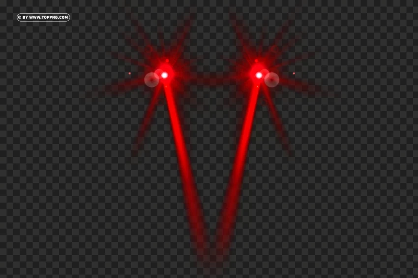 Red Laser Eyes - High Definition Isolated Artwork in Transparent PNG Format - Image ID 050ca392
