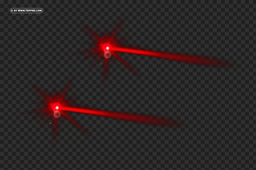 HD Red Eyes Laser Effect Left Side View High-resolution transparent PNG images variety
