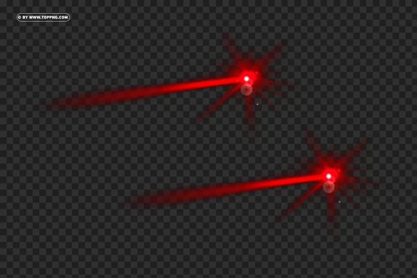 HD Red Eyes Laser Effect right Side View Free HighQuality PNG Isolated Illustration