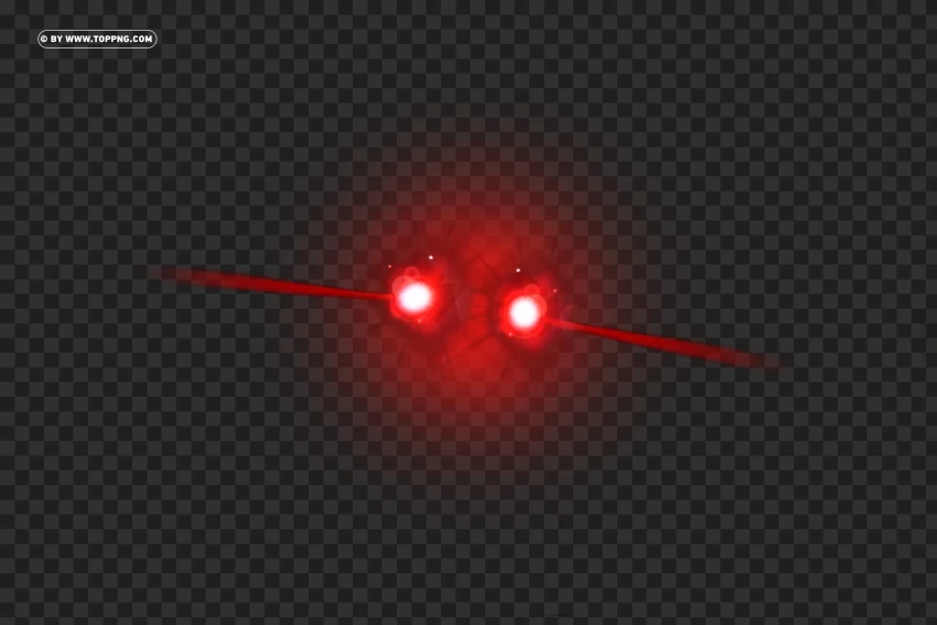  High Definition Red Laser Eyes with Lens Flare Effect Images in PNG format with transparency