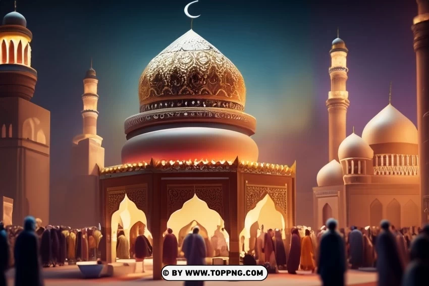 Islamic Festivity Mawlid al-Nabi Vector Graphics in HD Free PNG download no background