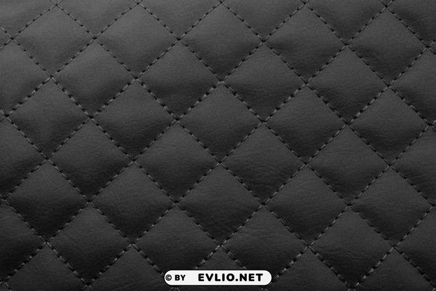 leather in black Clear Background PNG Isolated Design
