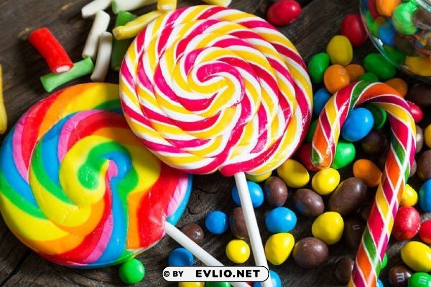 lollipop candy PNG Graphic with Isolated Transparency