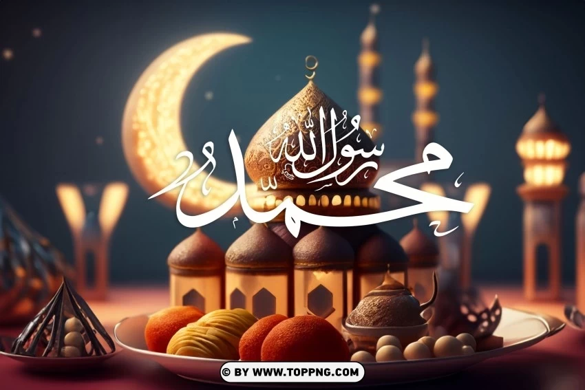 Mawlid al-Nabi Vector Graphics Exquisite Islamic Background Free PNG images with alpha channel variety