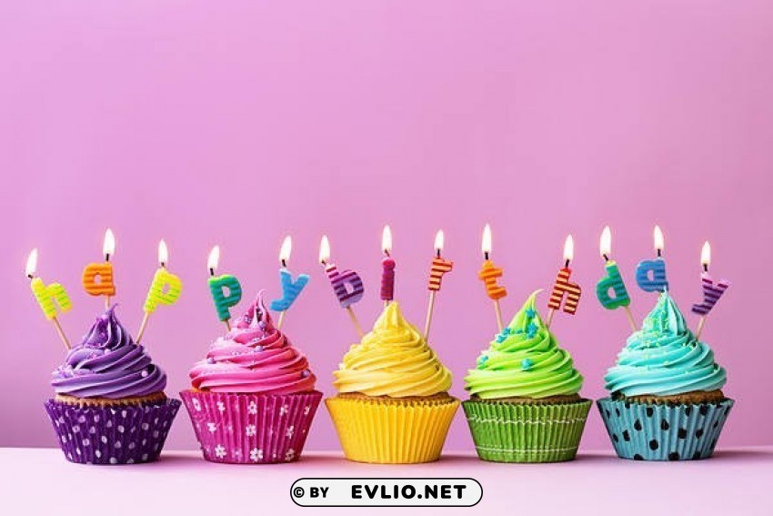 pink happy birthdaywith cakes Transparent PNG images complete library