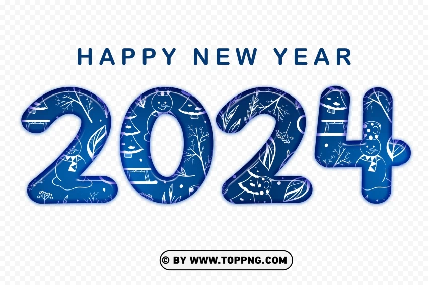  & Clipart Images for Happy New Year 2024 PNG download free