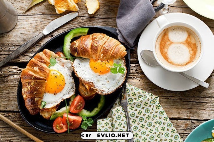 rich breakfast PNG images with alpha channel diverse selection