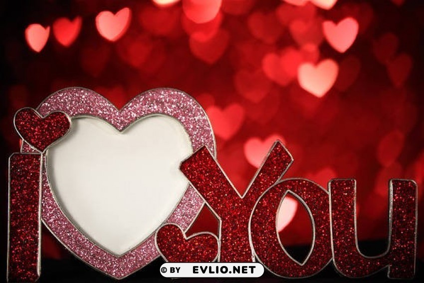 valentine's day i love you PNG for blog use