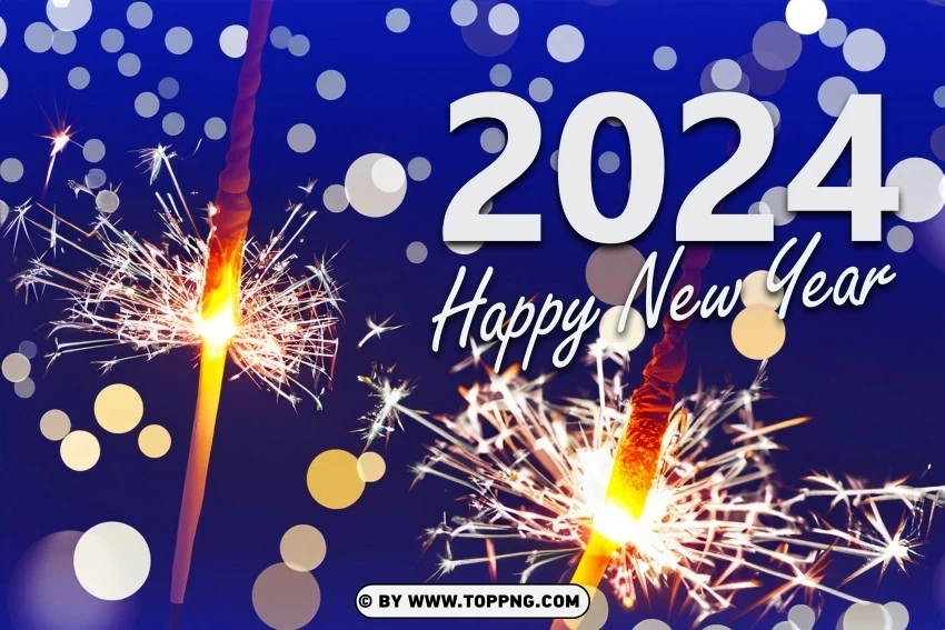 2024 Welcoming Beauty HD New Year's Party Background - Image ID fa43aec6