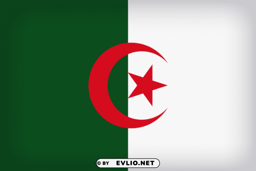 algeria large flag Transparent background PNG artworks