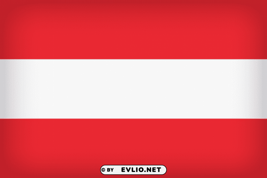 austria large flag PNG cutout