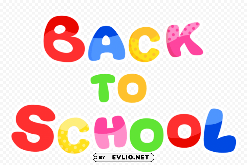 back to school Transparent Background Isolation in PNG Format clipart png photo - 62c9833d