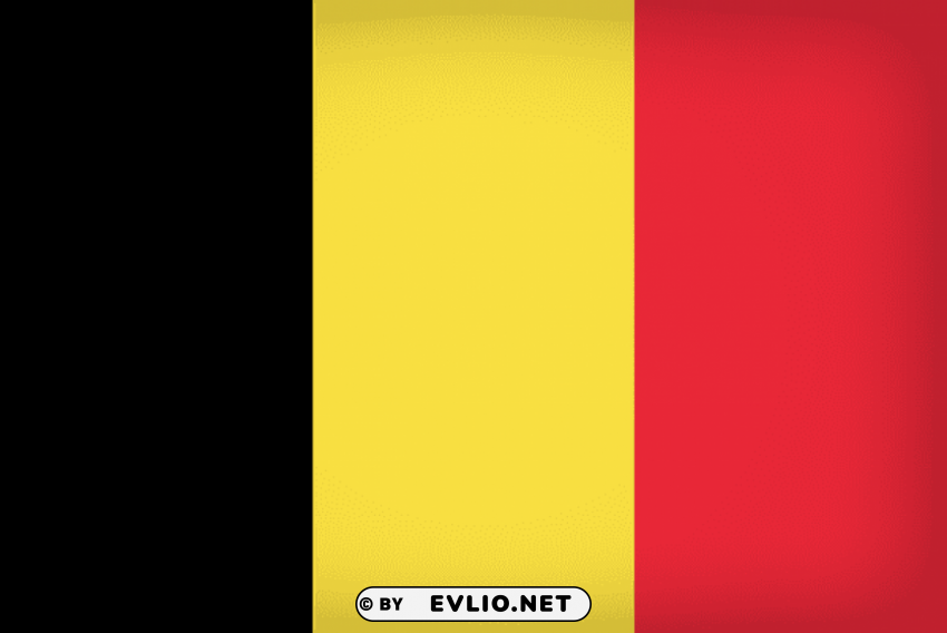 belgium large flag Isolated Item on HighResolution Transparent PNG