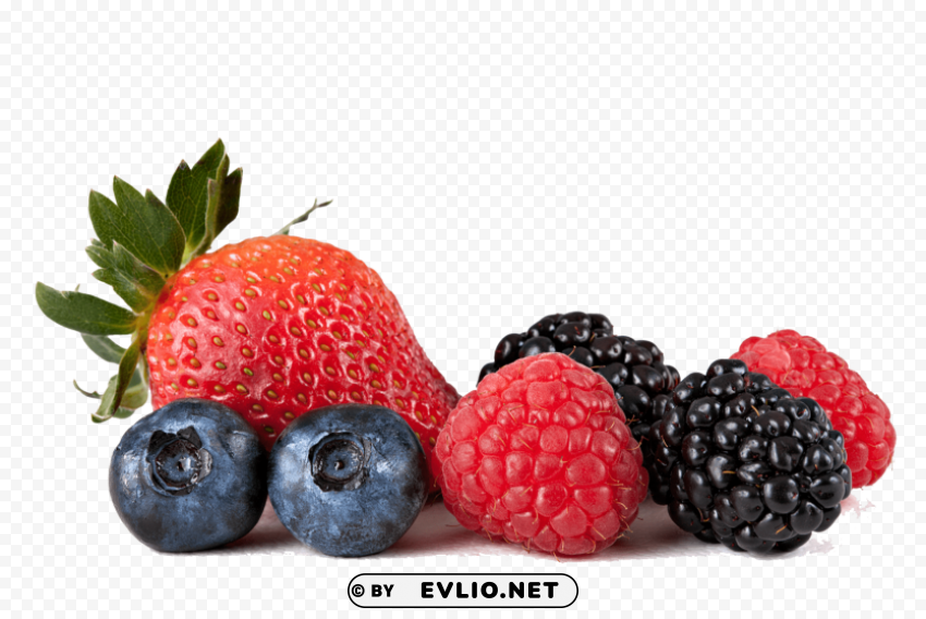 berries Isolated Character with Clear Background PNG