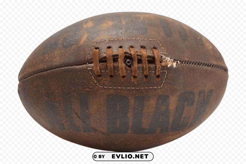 brown vintage rugby ball PNG Image Isolated with Transparency