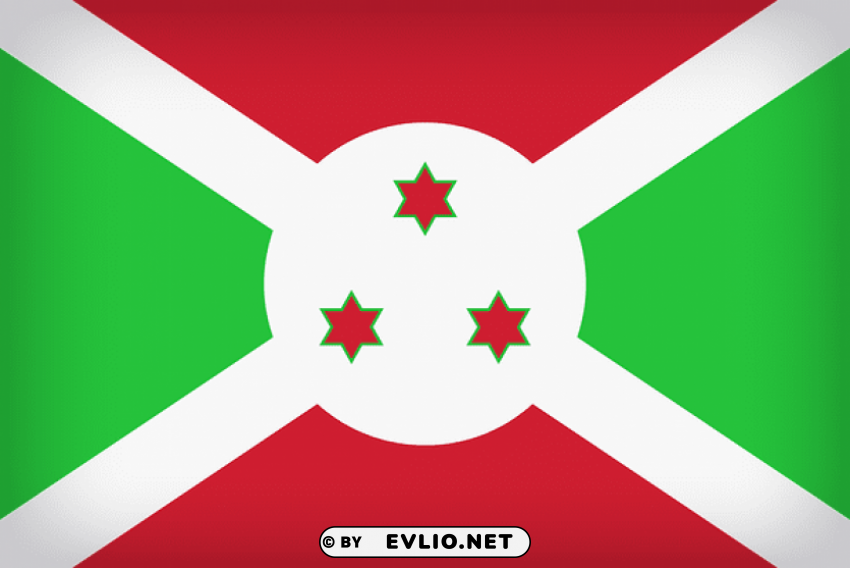 burundi large flag Transparent PNG artworks for creativity