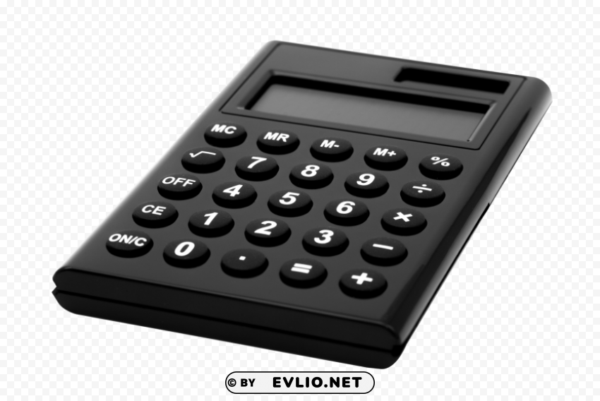 Calculator PNG Graphic Isolated on Clear Background