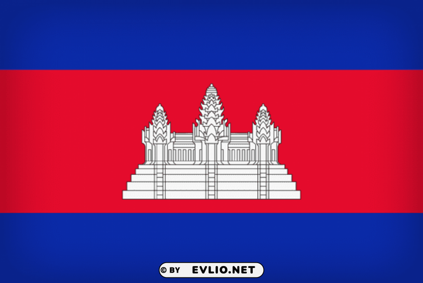 cambodia large flag Transparent graphics PNG