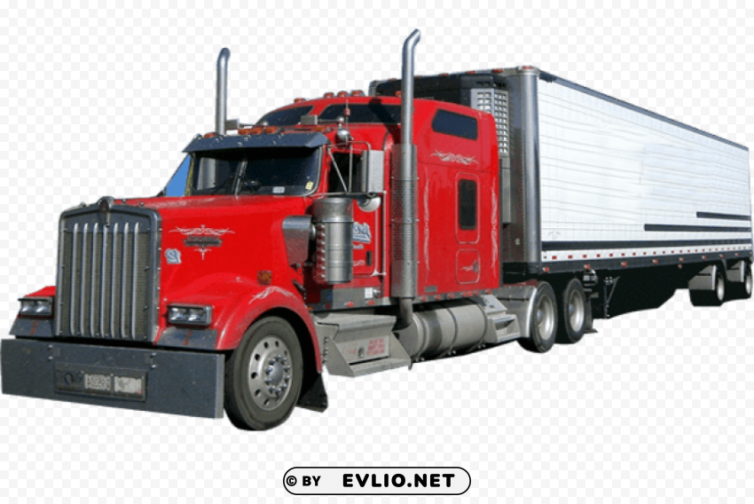cargo truck HighResolution Isolated PNG Image