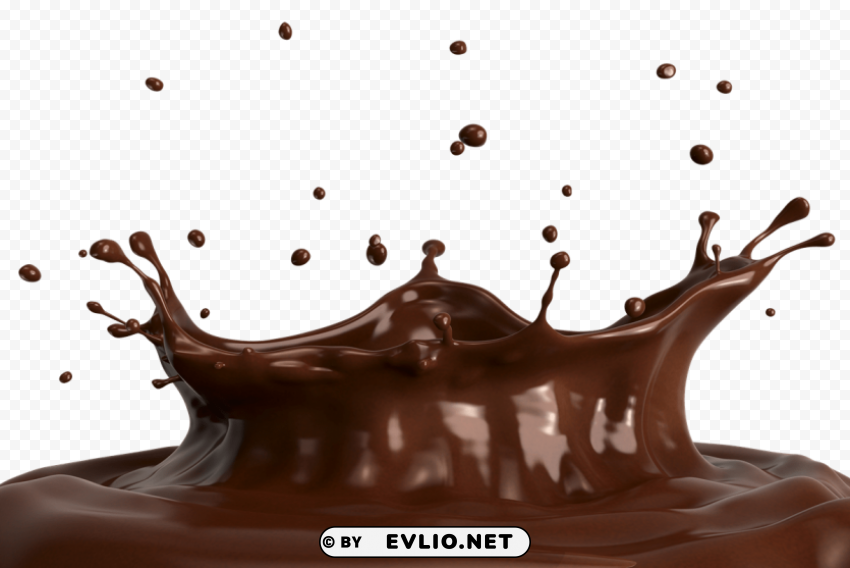 chocolate splash pic PNG files with no background free