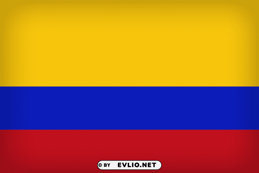 colombia large flag PNG Image Isolated with Transparent Detail