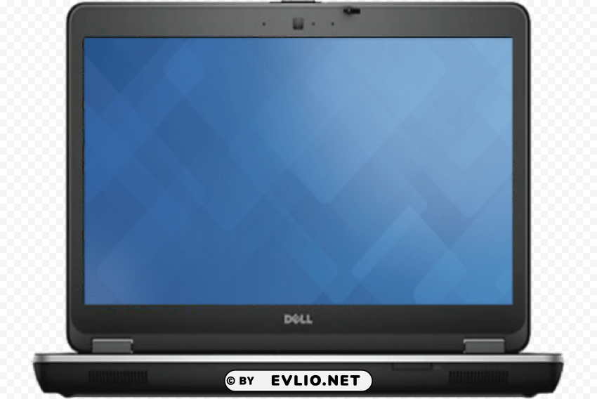 dell laptop Isolated Artwork on Clear Background PNG