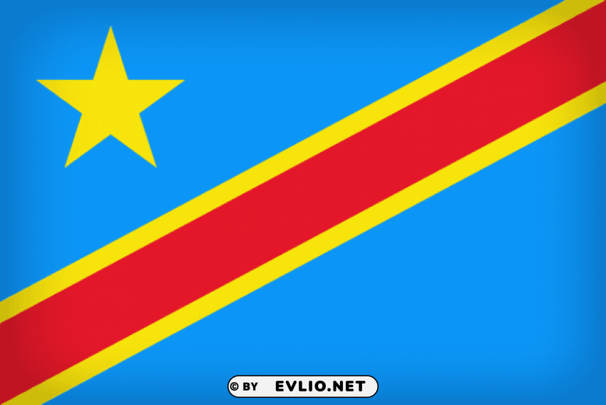 democratic republic of the congo large flag High-resolution PNG
