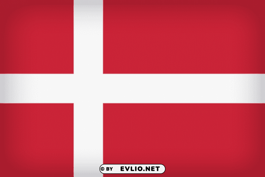 denmark large flag Isolated Object in HighQuality Transparent PNG