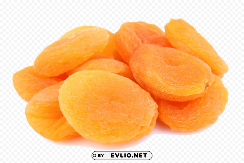 dry apricot Isolated Element in Transparent PNG
