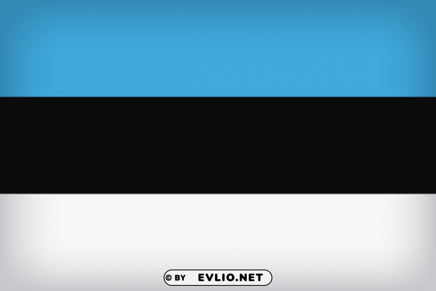 estonia large flag PNG for digital art