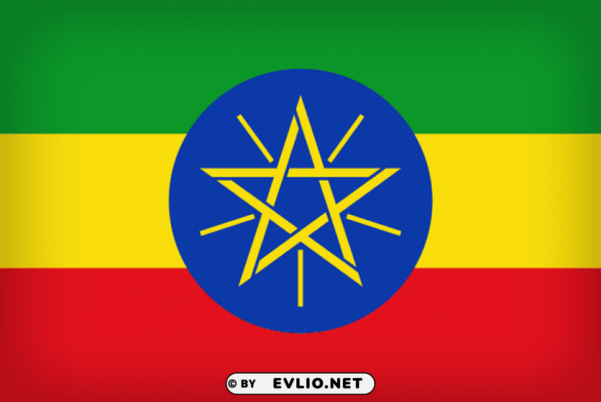ethiopia large flag PNG transparent vectors