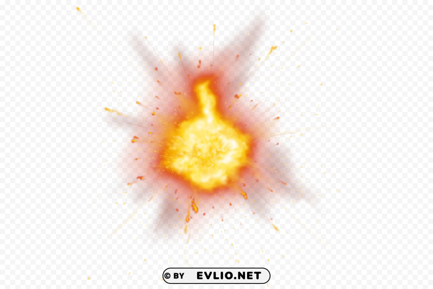 Explosion Clear Background PNG Elements