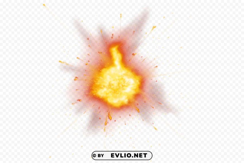 explosion PNG Image with Isolated Graphic Element
