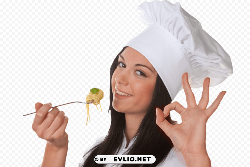 female chef Free PNG images with transparent layers
