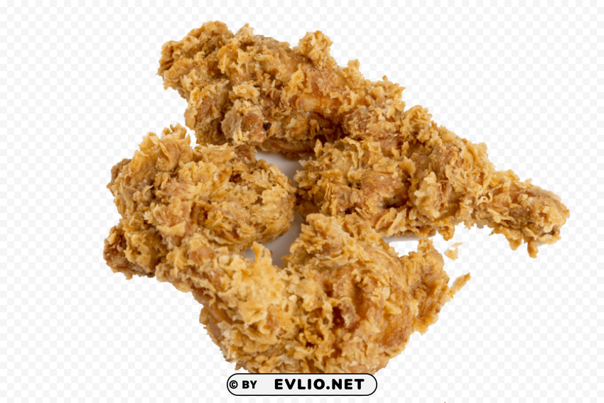 fried chicken PNG with transparent bg