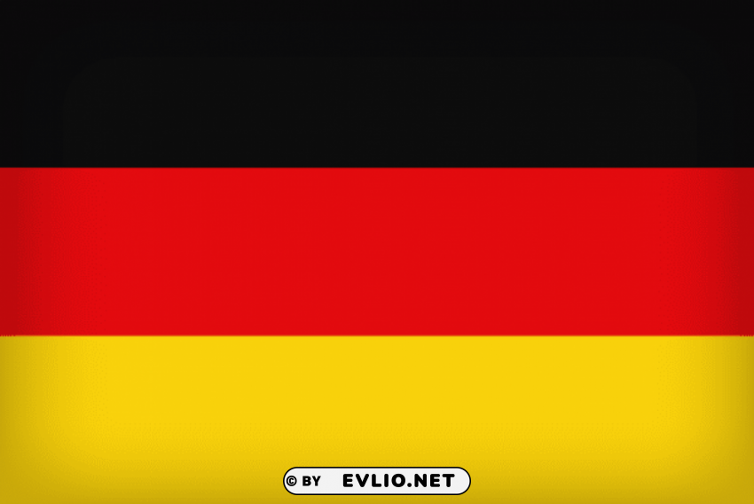 germany large flag Isolated Illustration with Clear Background PNG clipart png photo - df2a072e