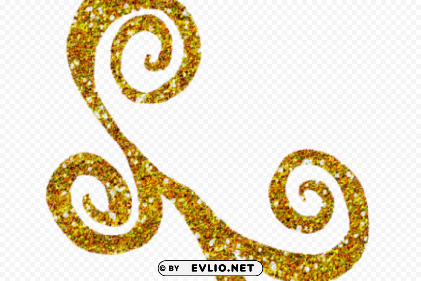 gold swirl Clear Background PNG Isolated Design Element PNG transparent with Clear Background ID d5f3f5fc
