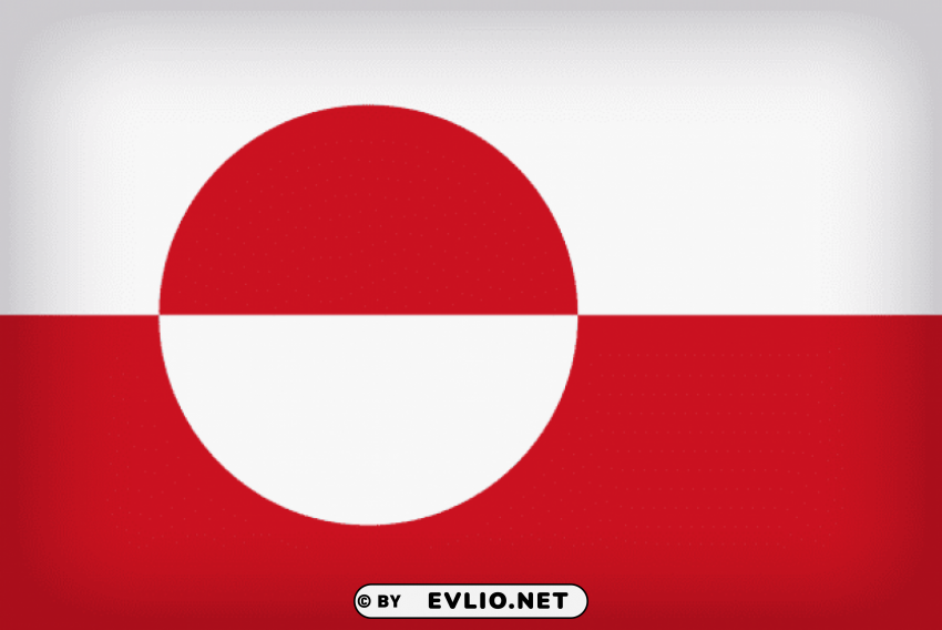 greenland large flag Transparent background PNG clipart