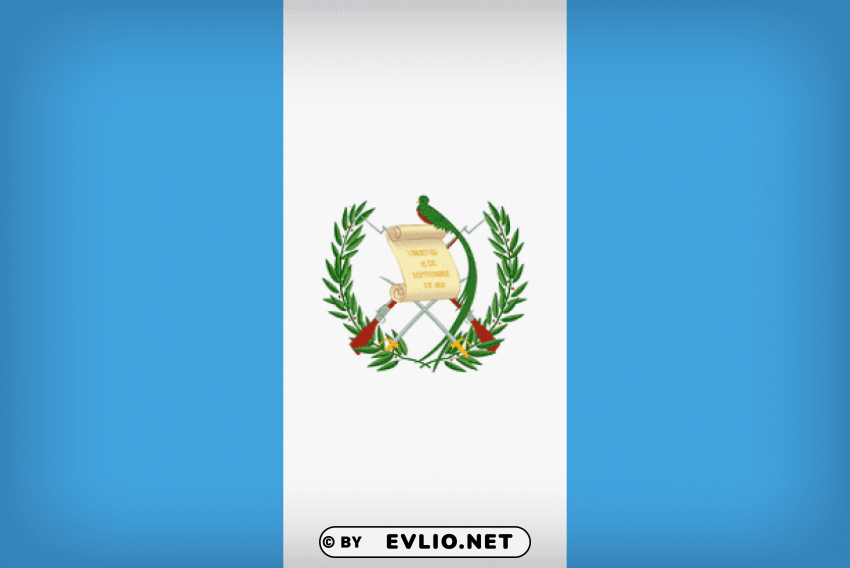 guatemala large flag Transparent Background Isolation in PNG Format