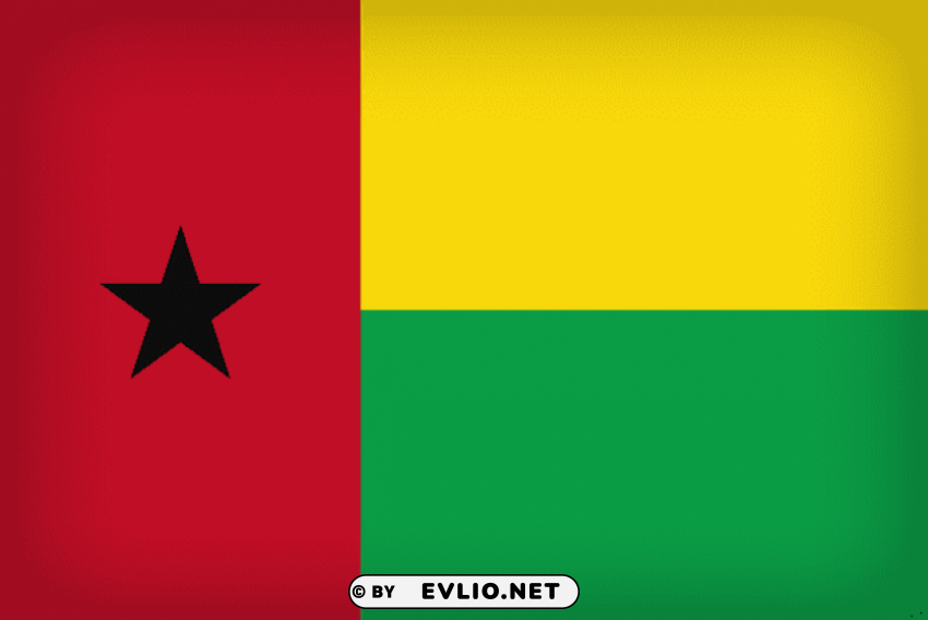 guinea bissau large flag High-resolution transparent PNG images set